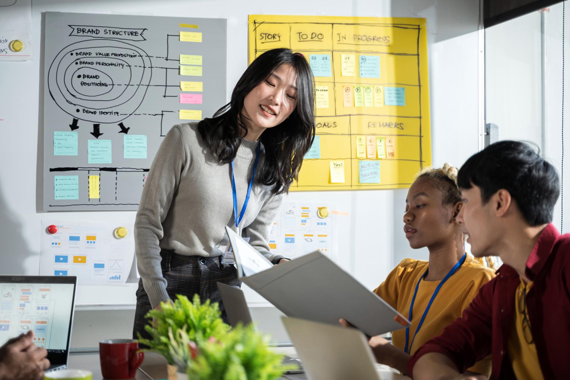 asian female present